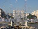 Ceausescu's Palace With Fountains