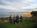 Us Overlooking Fistral Bay