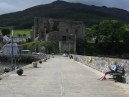 Tessa at Carlingford Castle