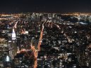 Night time view from the Empire State Building