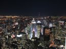 Night time view from the Empire State Building